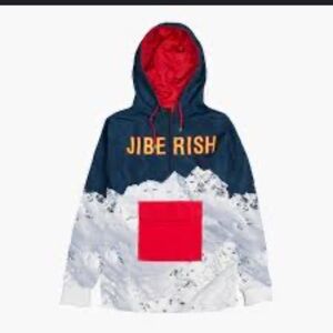 JIBERISH Mens pullover jacket - large